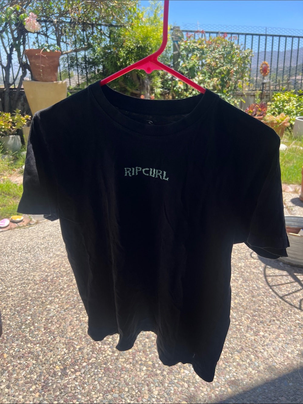 Rip Curl Black Short Sleeve Logo Tee